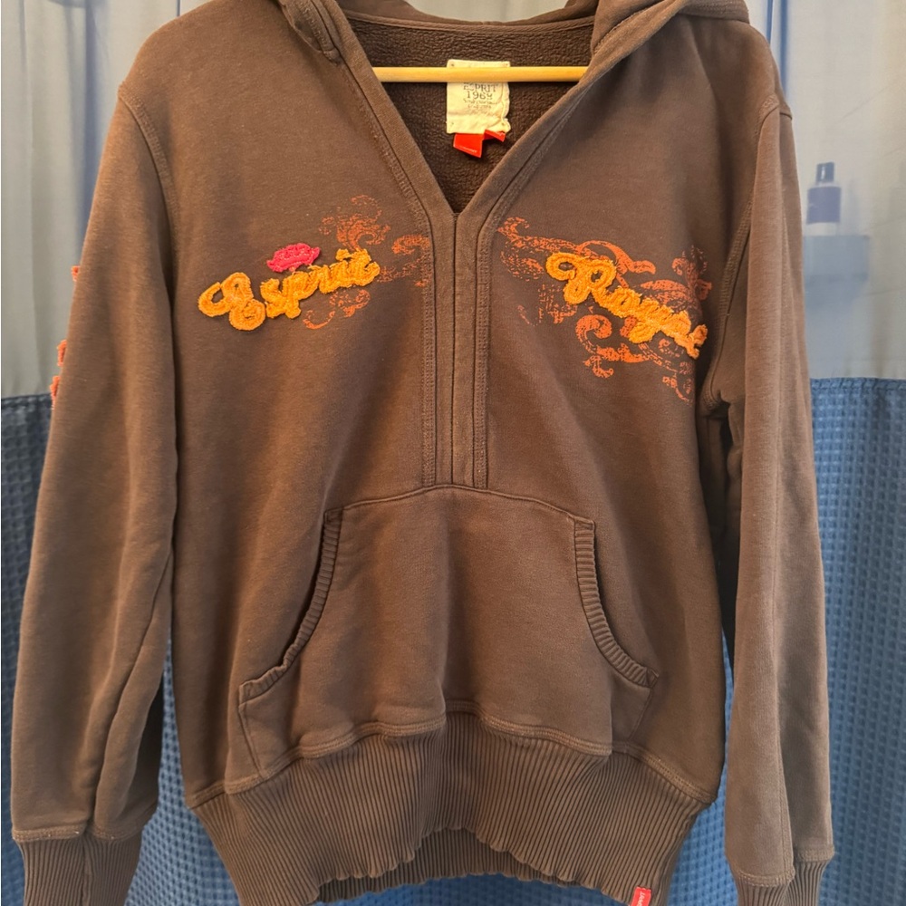 Esprit vintage Hoodie with Orange Detail